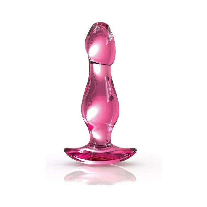 Verzauberte Rosa Eiszapfen