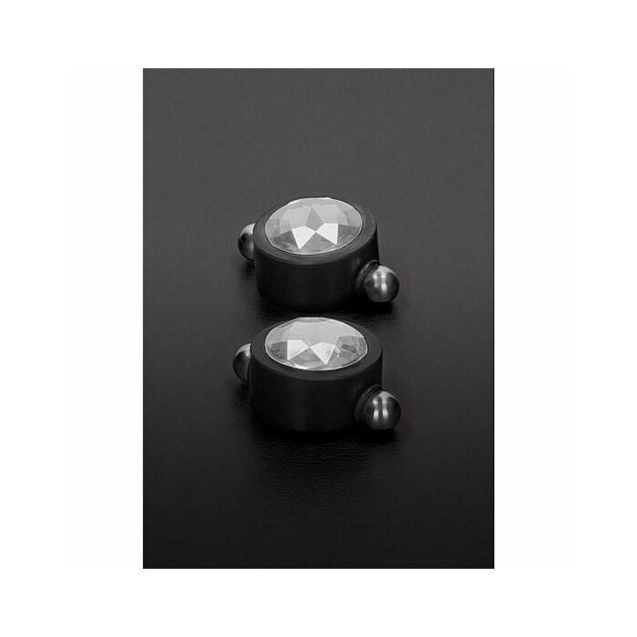 Nippel Pincher mit Swarovski - weiß