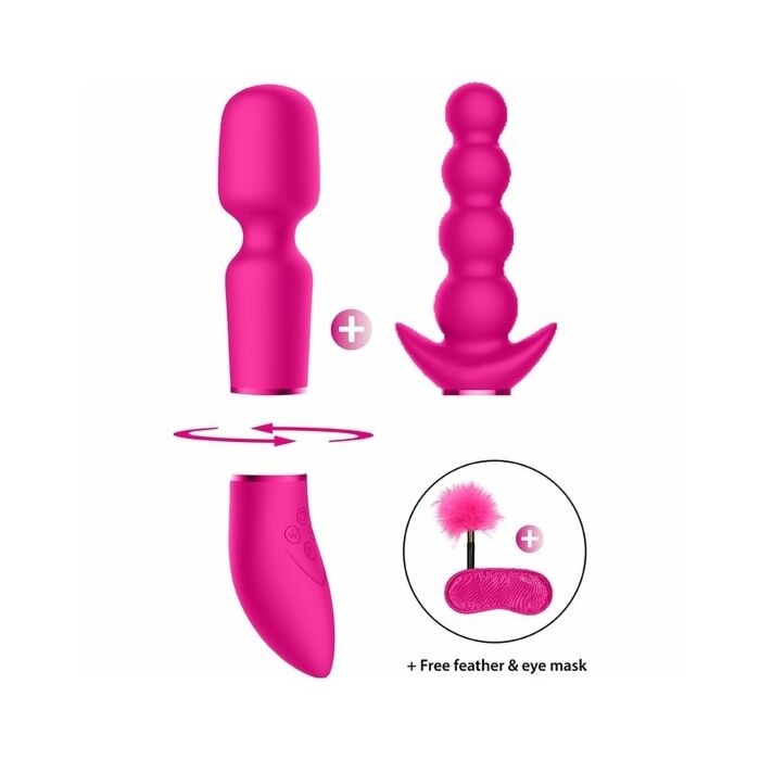 Anal Vergnügen und Vibrator Kit - pink