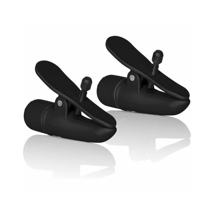 Brustklammern mit schwarzen Vibrator