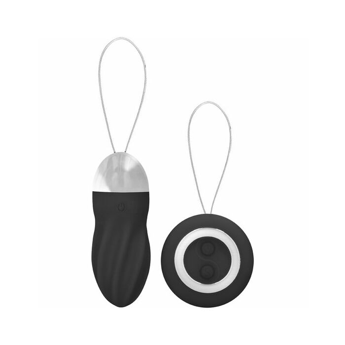 Wiederaufladbare Fernbedienung von George, vibrierendes Eischwarz