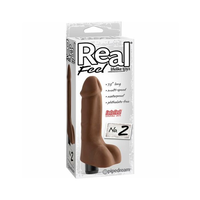 Real Feel lebensecht Vibrator toyz No 2 Braun