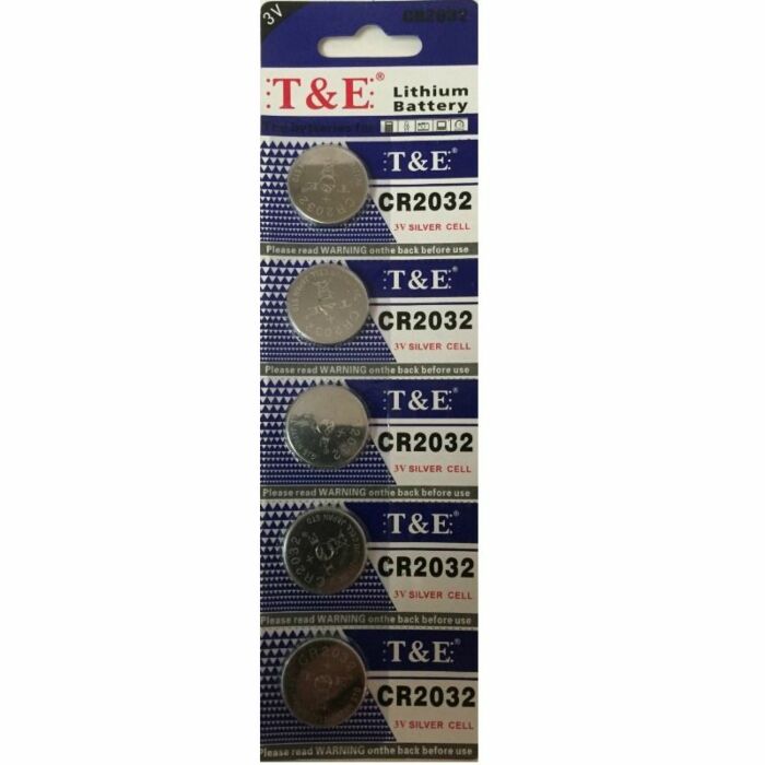 Batterien 5 Einheiten Packung cr2032 (3V)
