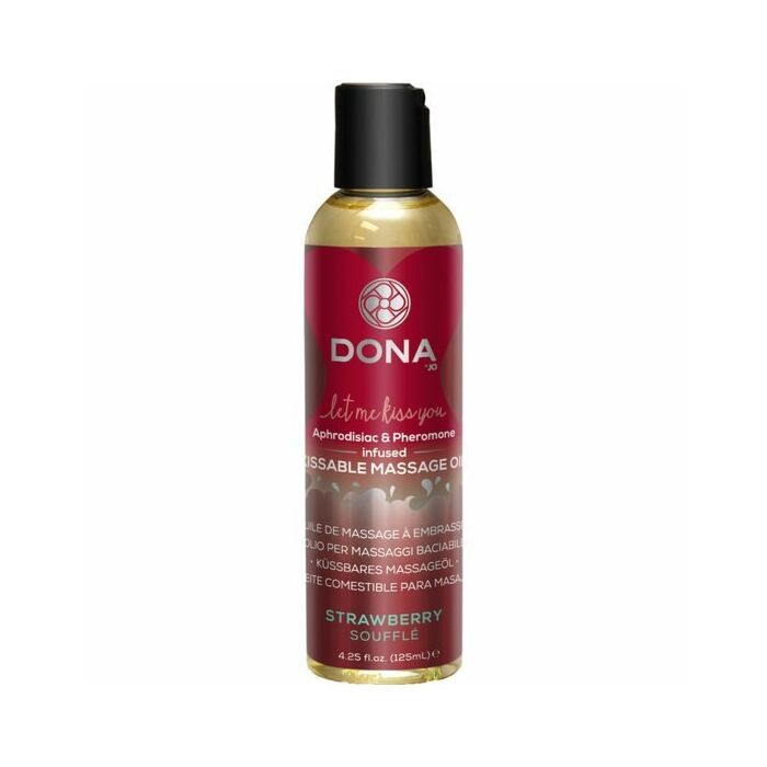 Dona Massageöl 120 ml Erdbeergeschmack