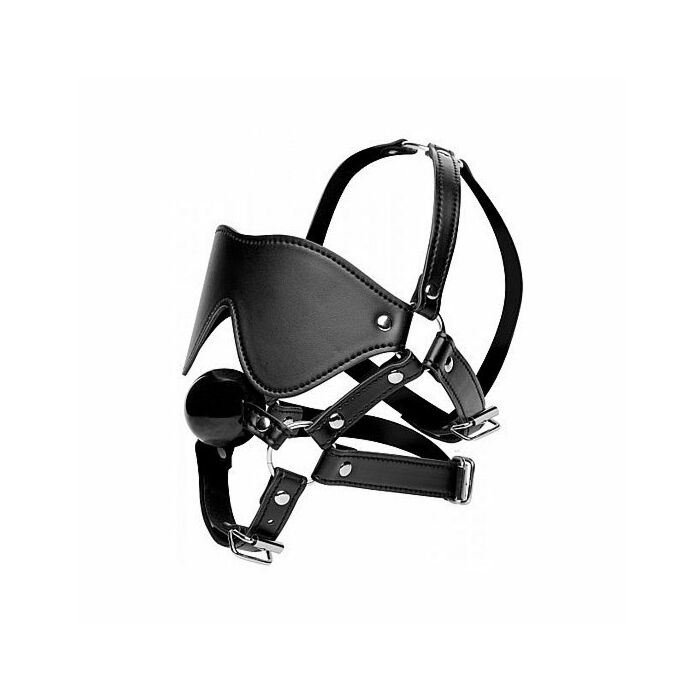 Augenmaskengeschirr mit Ballknebel