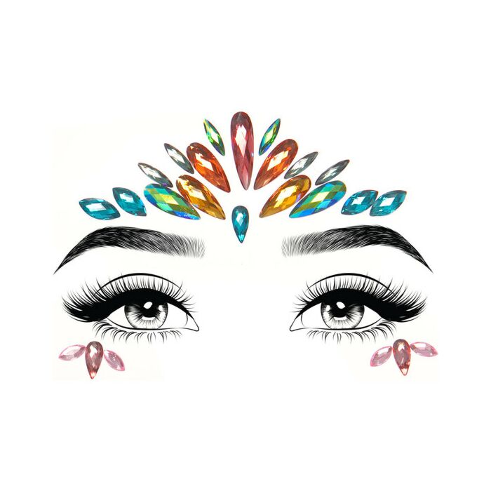 Avri selbstklebender Gesichtsschmuck