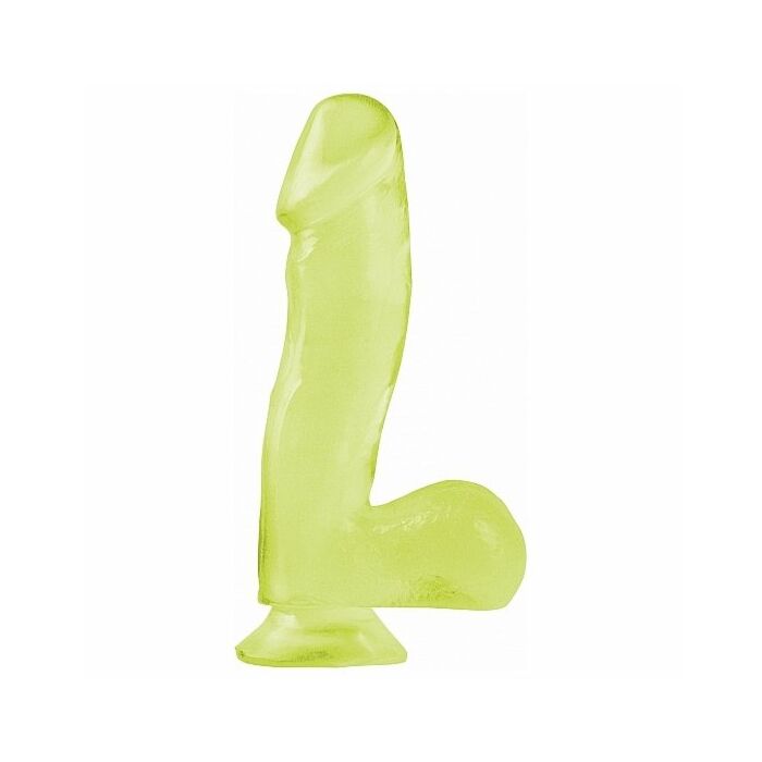 Basix Rubber Works Gelatine Penis Saug Leucht 16cm