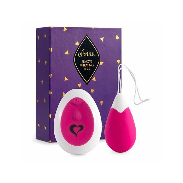 Feelztoys - Anna vibrierende Ei Remote Deep Pink
