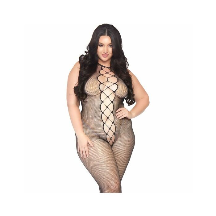 Beinallee fußloses Bodystocking 1x-2x