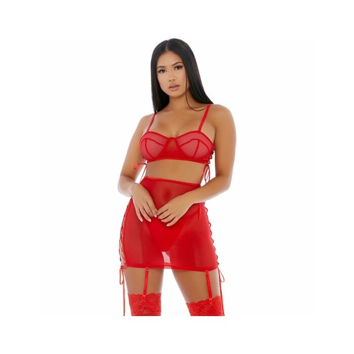 Setzen Sie O-Ring drauf Dessous Rock Rojo