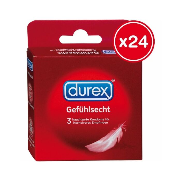 Durex Sensitive 3 Stück (24 Kisten)