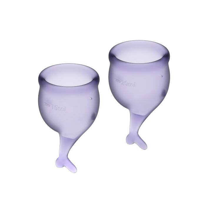 Satisfyer fühlen sich sicher Kit Copa Menstruation Lila 15 + 20ml