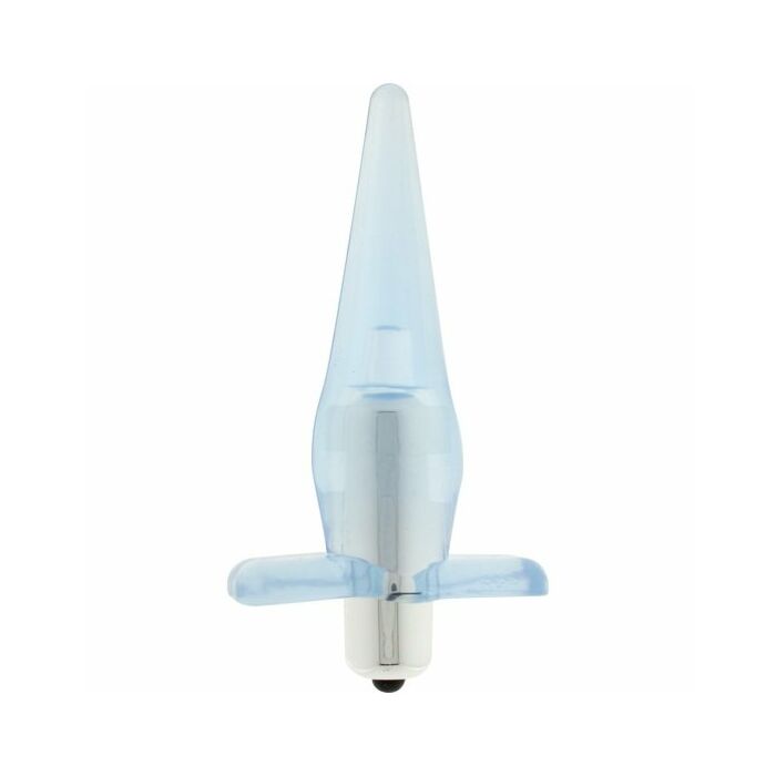 Power-Vibrator analplug blau