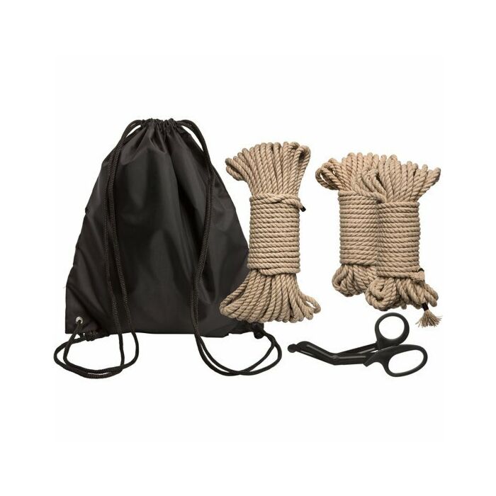 Bind & Tie Kit 5 Stück Hanfseil