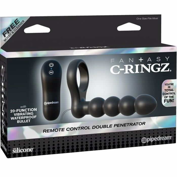 Fantasie c-Ring Fernbedienung Ring Double Penetration