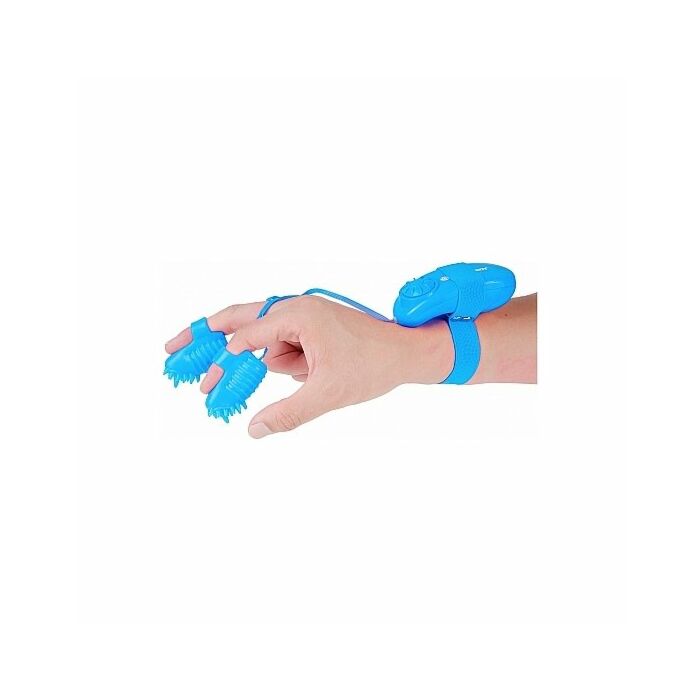 Neon Magic Touch Finger Spaß blau