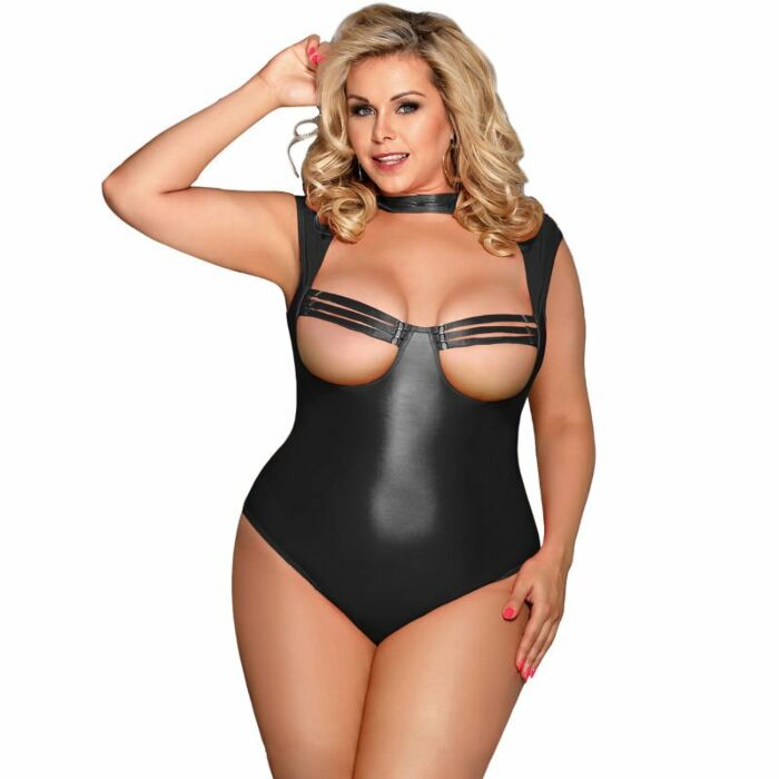 Subblime Queen plus ungedeckter Brustfetisch-Teddy