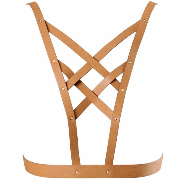 Bijoux Indiscrets Labyrinth Kreuzspaltgeschirr braun