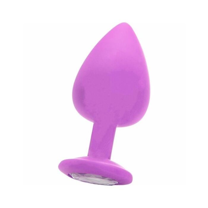Extra großer Diamant-Buttplug - lila