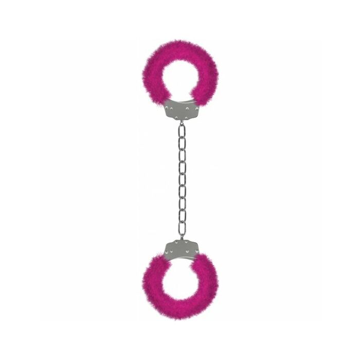 Ouch Vergnügen Beinbündchen mit rosa Plüsch