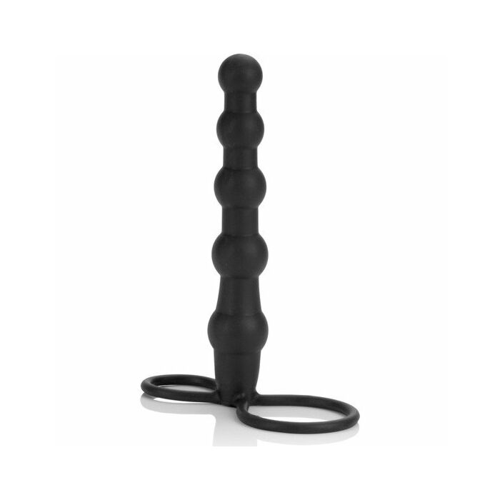 Perlen Doppelreiter schwarz