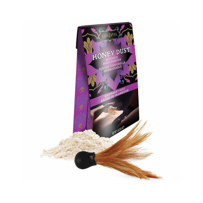 Verführerischer Himbeerstaub