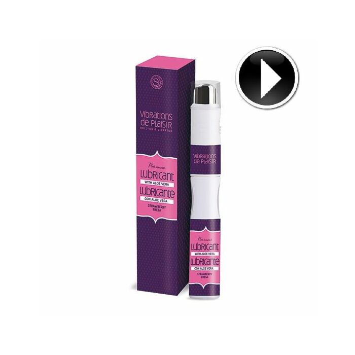 Lubricant Strawberry Roll-on mit Vibrator