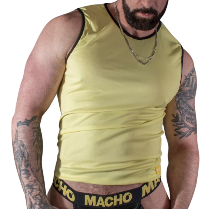 T-Shirt Macho Gelb - Sportlich S/M