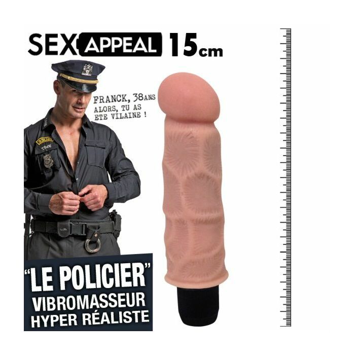 Sexappeal 15cm Vibrator Polizei realistico