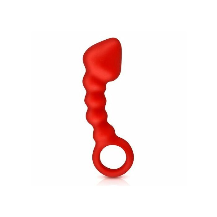 Asss Buttplug rot Kork 10 cm p-Spot