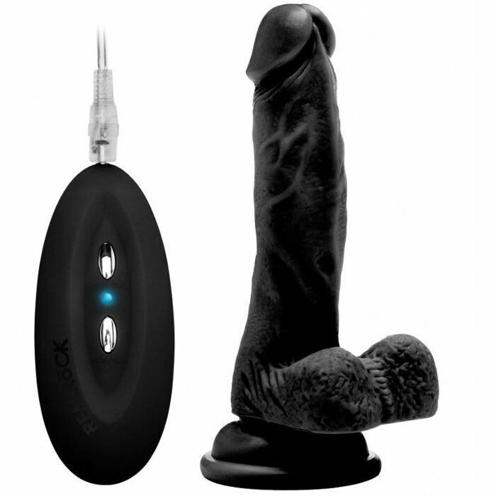 Echt Rock 002 100 Vibrator 18cm schwarz realistico