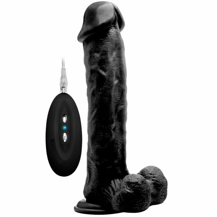 Echt Rock Vibrator 100 006 schwarz realistico 29,5 cm