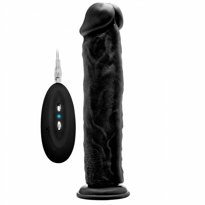 Echt Rock Vibrator 100 010 schwarz realistico 29,5 cm