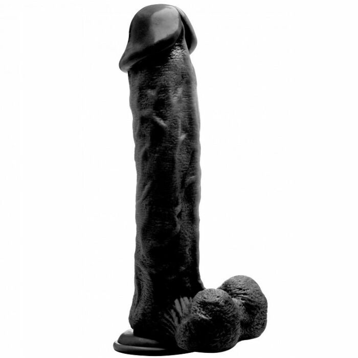 Echt Rock 020 100 realistischer Dildo 29,5 cm schwarz