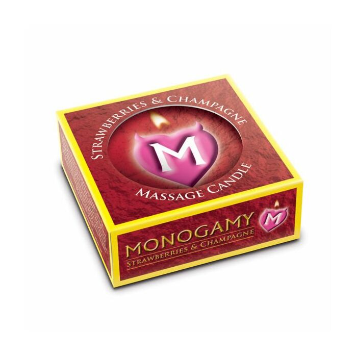 Monogamy Kerzenmassage mit Champagner Erdbeeren 25g