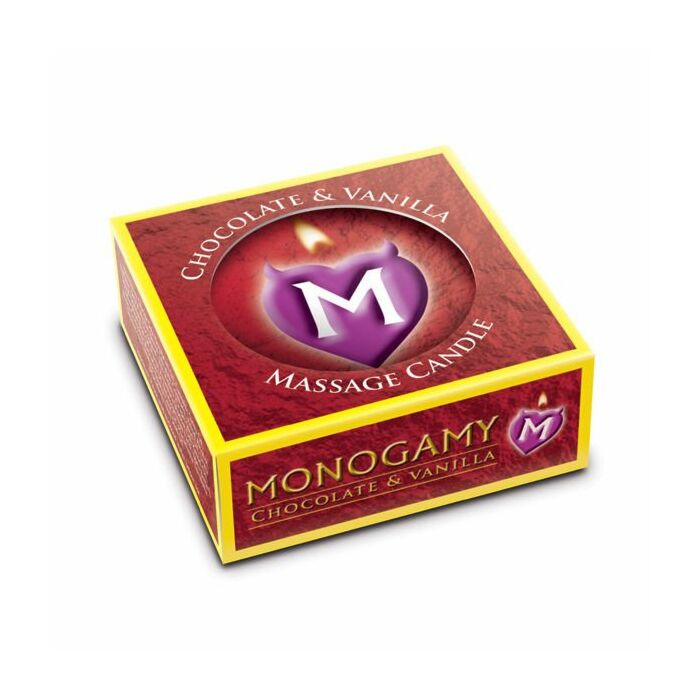 Monogamie Massagekerze 25g Schokolade & Vanille