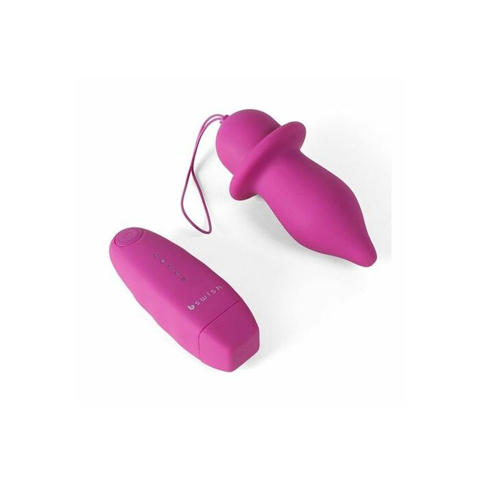 B Swish klassischen analplug schwarz lila Fernbedienung bfilled