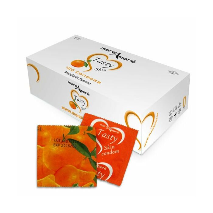 Moreamore Mandarine Aroma Kondome (Box 100 Stk)