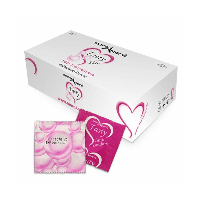 Gum aromatisierte Kondome Moreamore Box 100 Stück