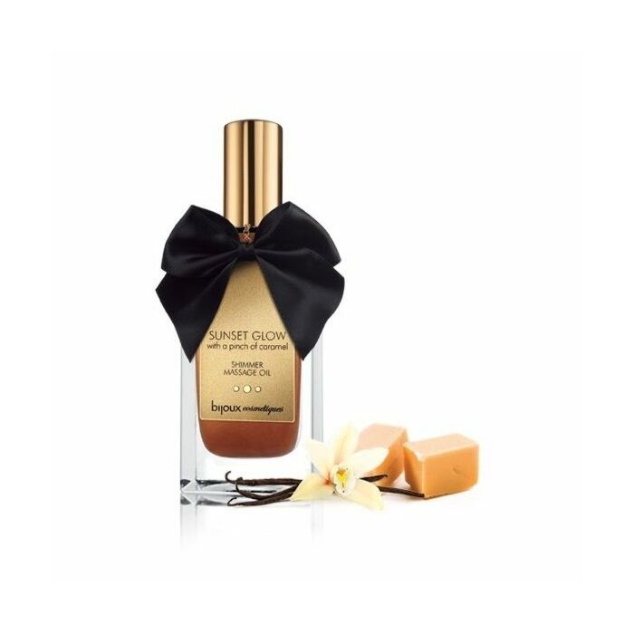 Massageöl essbar Glitzern Sonnenuntergang