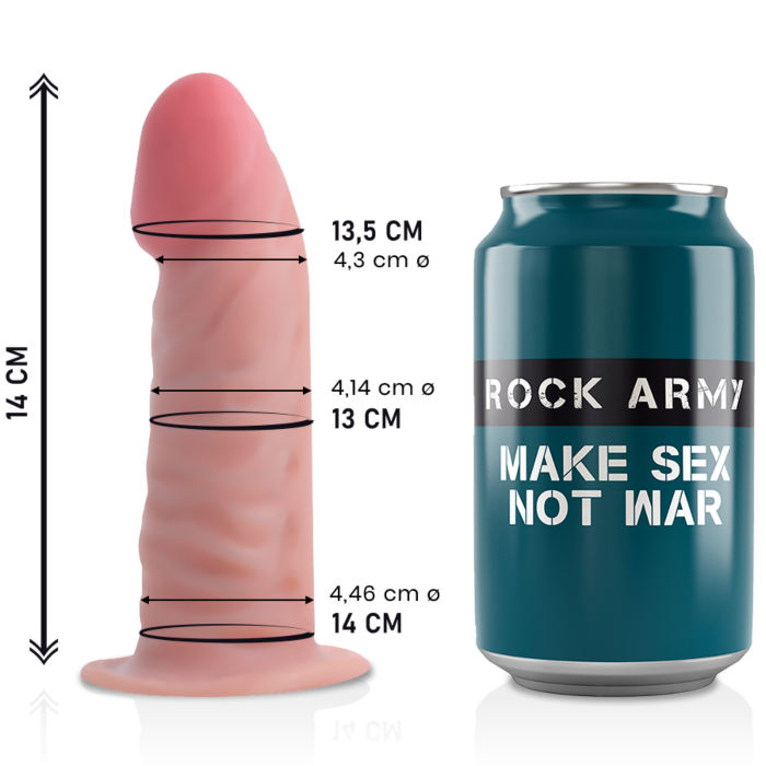 Dildo Rockarmy DualDens 14cm
Dildo Rockarmy DualDens 14cm