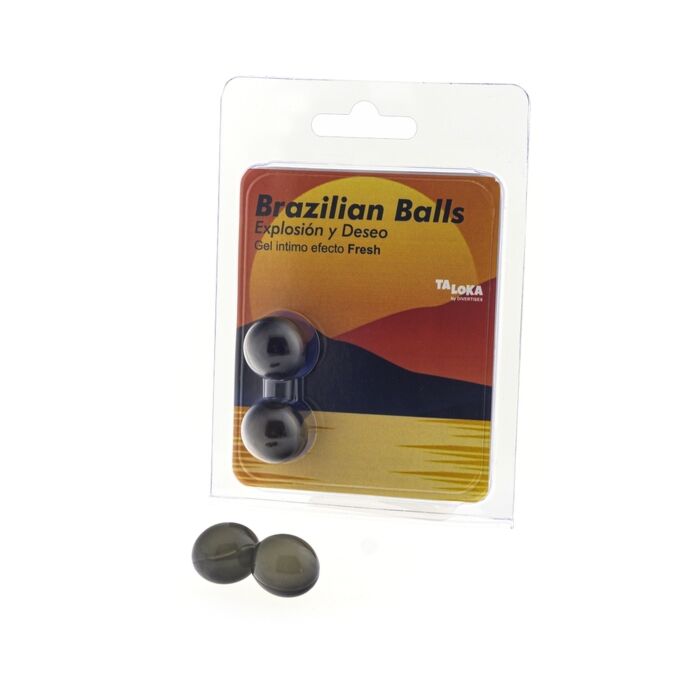 2 Brasilianische Bälle Explosion von Aromen Erregendes Gel Intensives Fresh-Effekt - Intensive Massage und Vergnügen