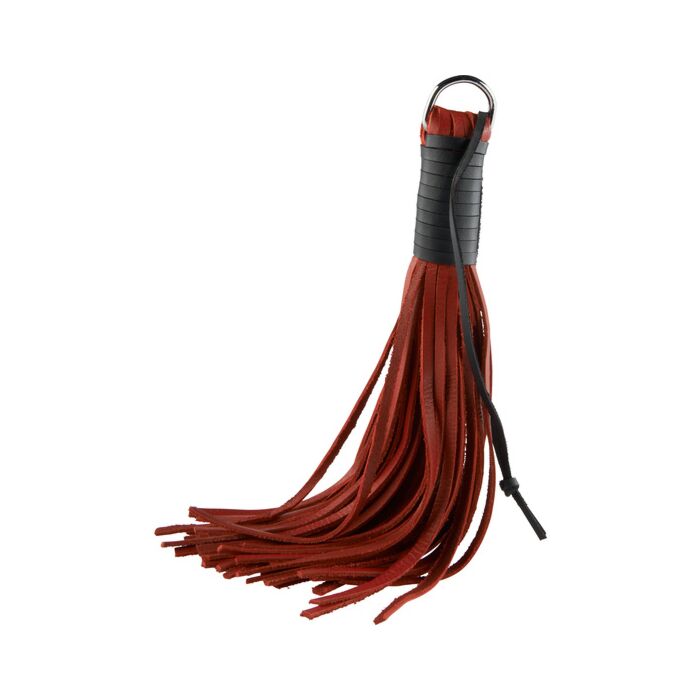 Peitsche aus seidigem rotem Leder