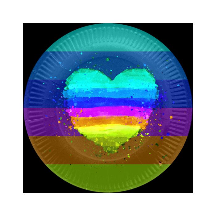 Plato Pride 23 cm - Pride-Teller 23 cm