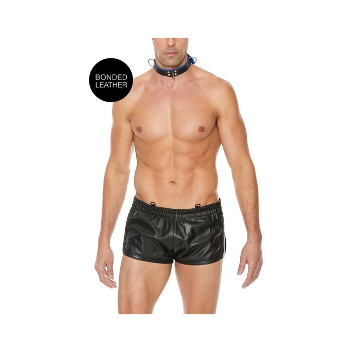 Deluxe Blaues Bondage-Halsband