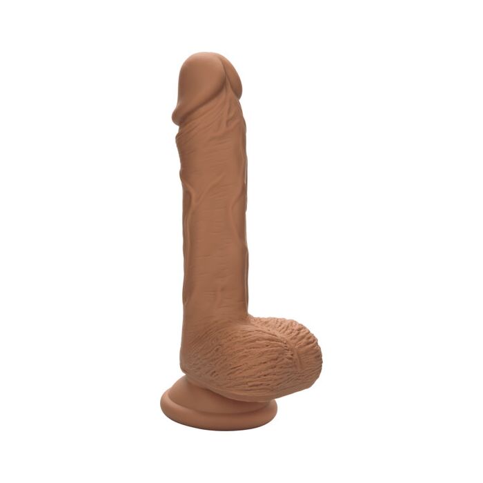 Doppeldichte braune Dildo 17,75cm