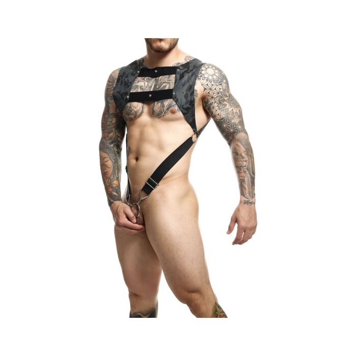 Dungeon Oberster Ring Harness - Grau