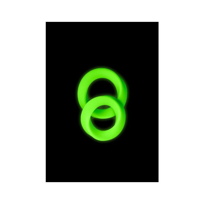 Aua! - Penisringe Glow in the Dark - 2 Stück