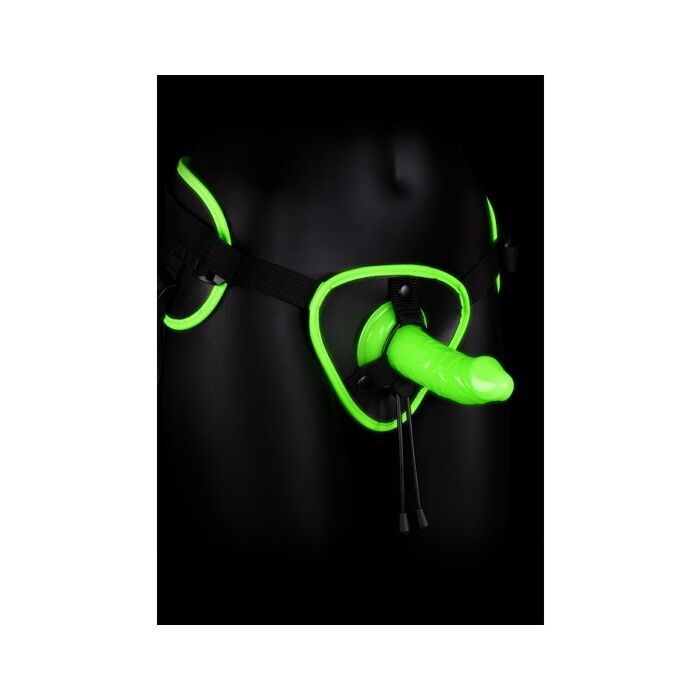 Autsch! Strap-On Harness mit Leuchteffekt im Dunkeln - Glow in the Dark