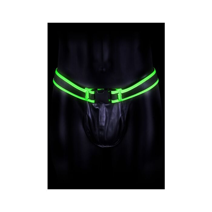 Autsch! Jockstrap mit Schnalle - Leuchtet im Dunkeln.
